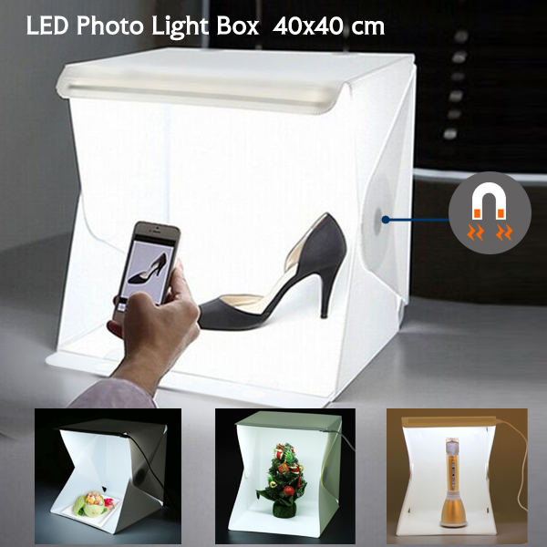 กล่องถ่ายภาพ LED Photo Box 40x40 cm