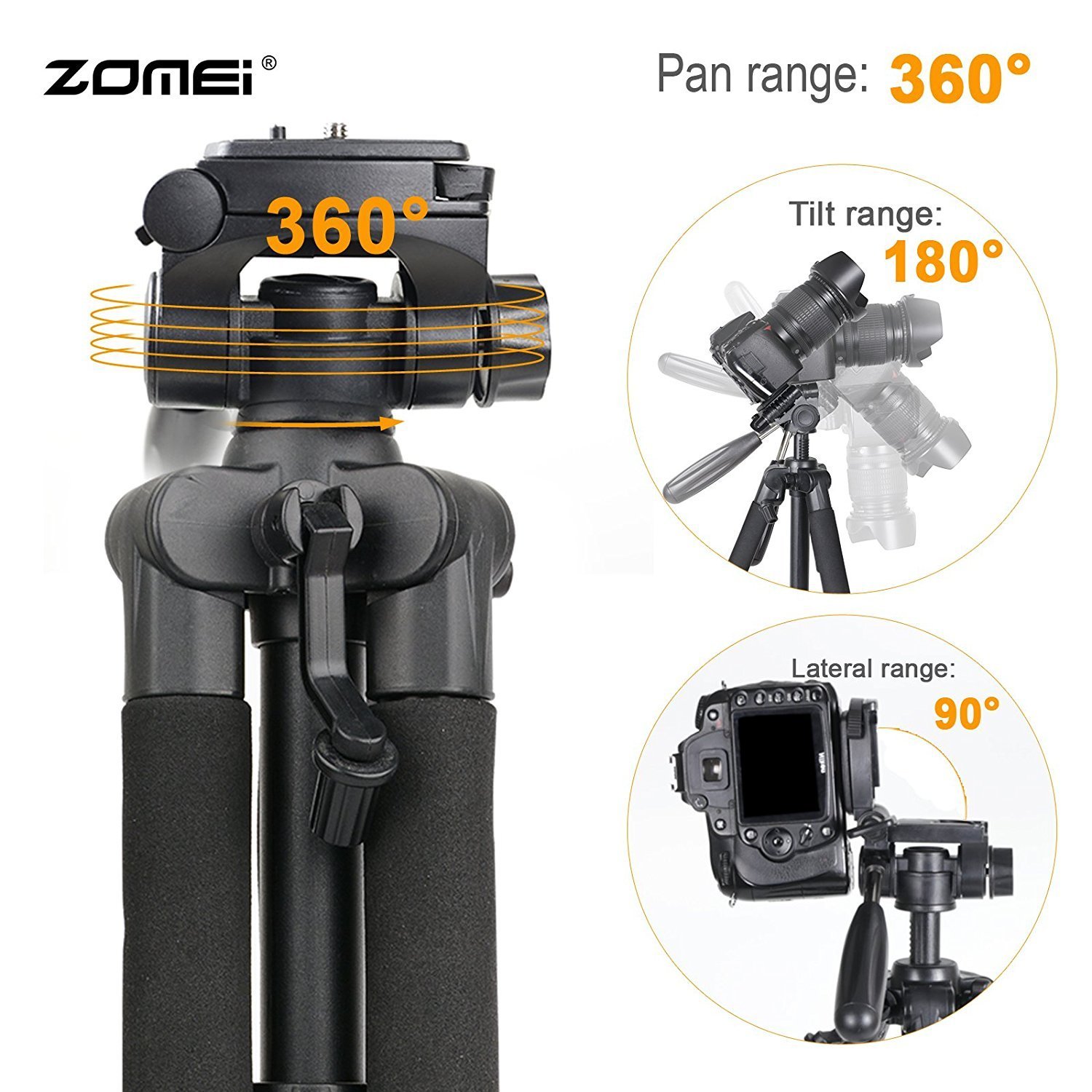 Zomei Q111 Professional Aluminium Tripod  ขาตั้งกล้อง