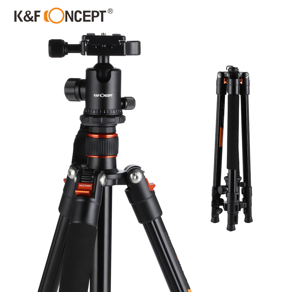 K&F Concept Tripod TM2324 Orange Aluminium ขาตั้งกล้อง