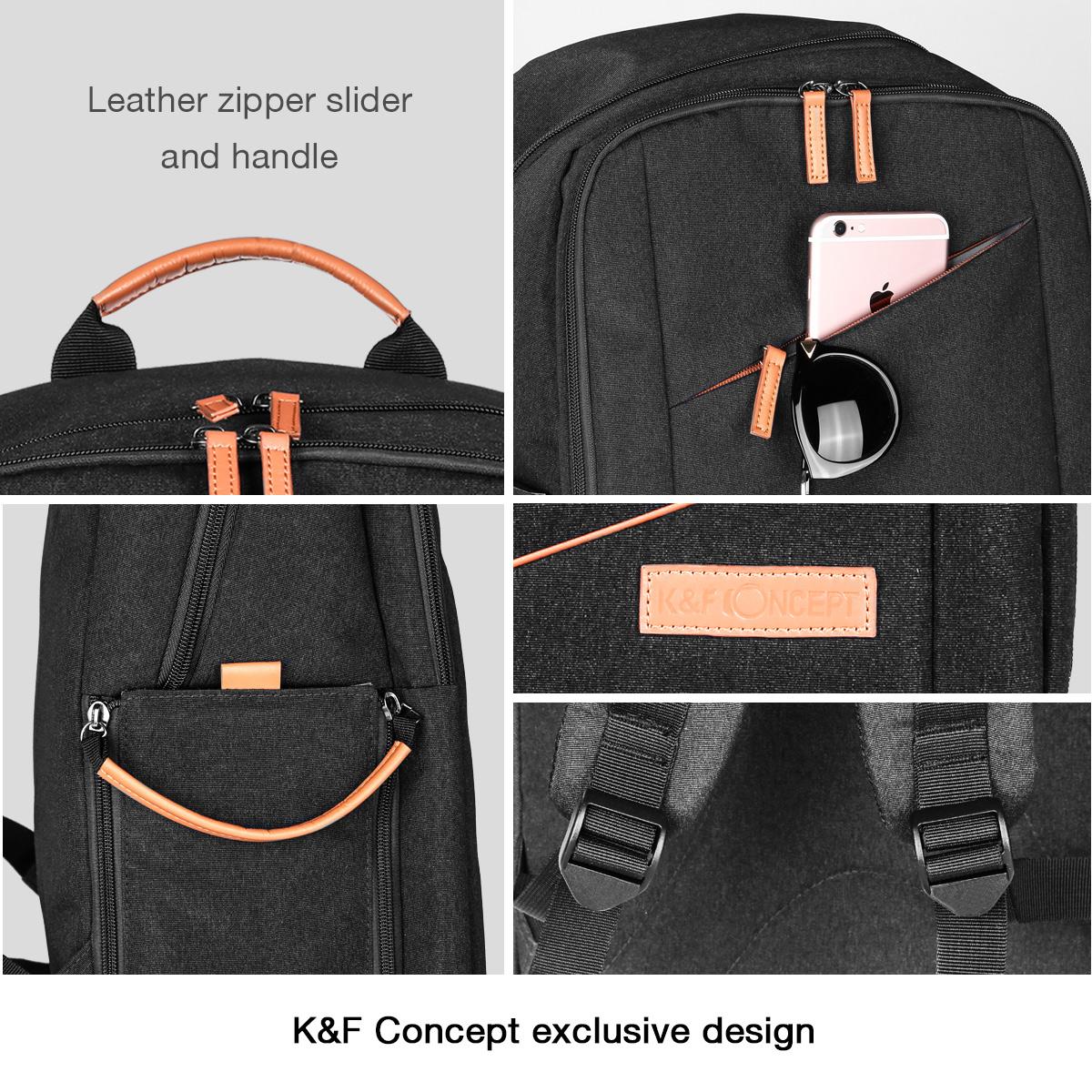 K&F Concept 13.094 COMPACT MESSENGER SHOULDER BAG  LIGHT GRAY