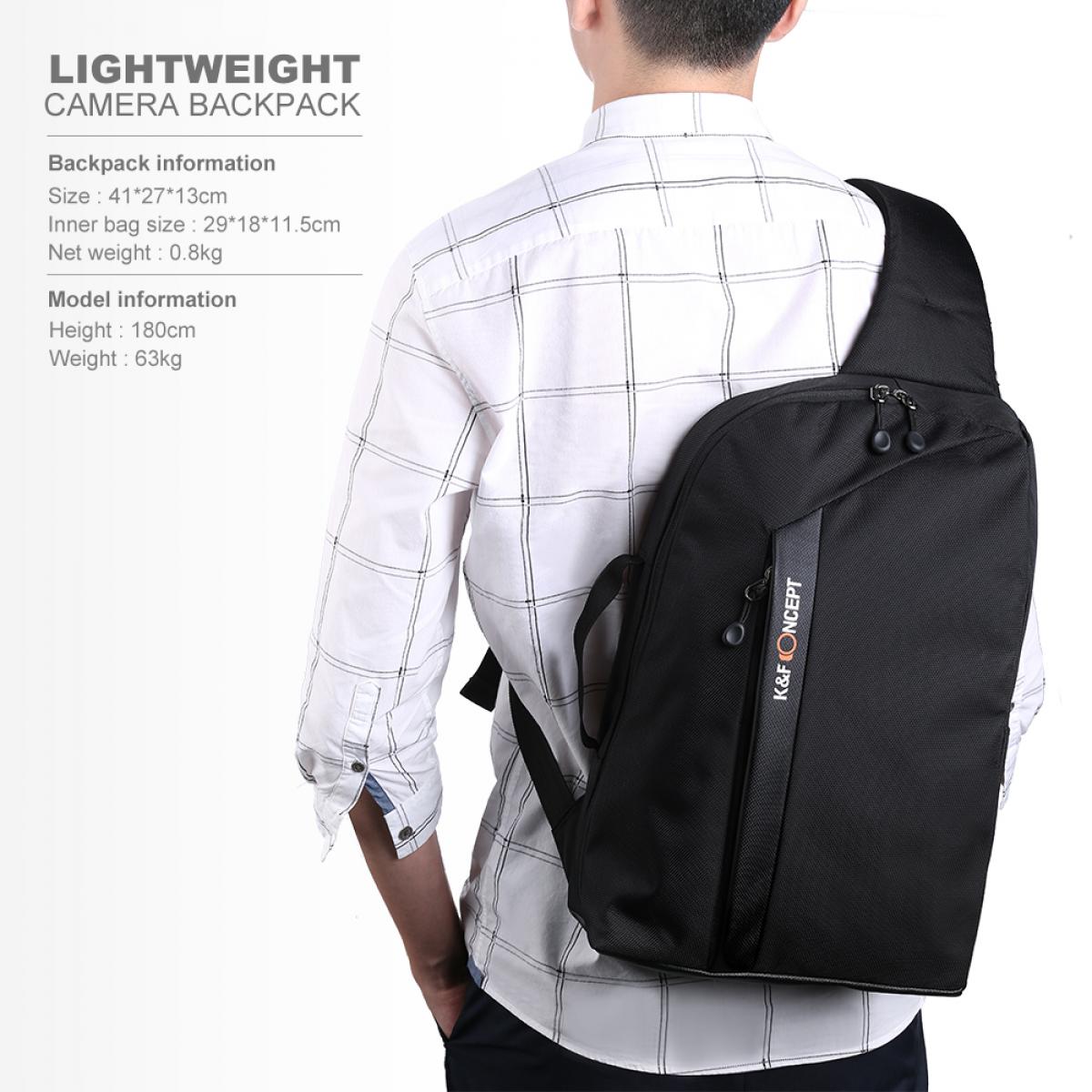 K&F Concept 13.094 COMPACT MESSENGER SHOULDER BAG  LIGHT GRAY