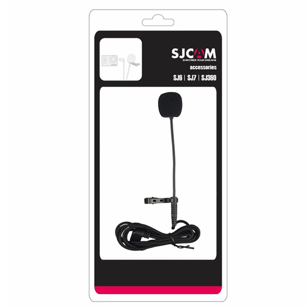  SJCAM Long External Microphone with Clip for SJ6 / SJ7 / SJ360 Sport Camera