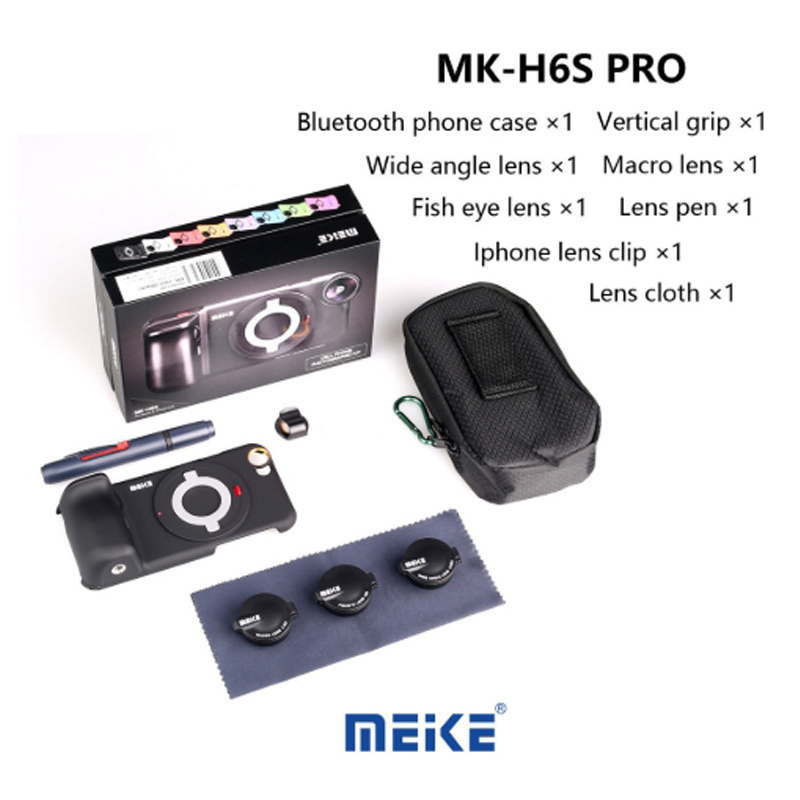 Meike MK-H6S Pro Phone Bluetooth Case for IPhone 6 Plus/6S Plus