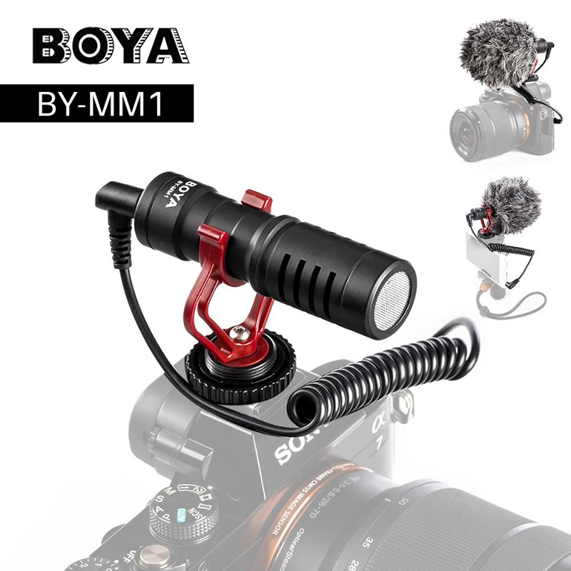 BOYA BY MM1 Camera Video Microphone ไมค์ติดกล้อง 