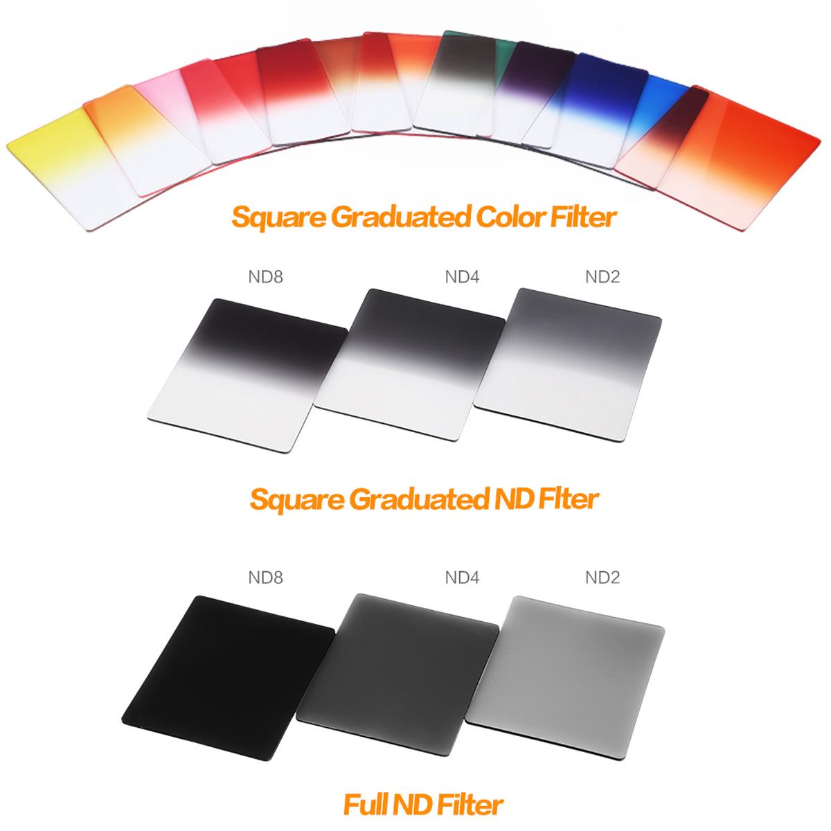K&F Concept 40 in 1 Square Graduated Color ND Filter Kit (SKU0487)