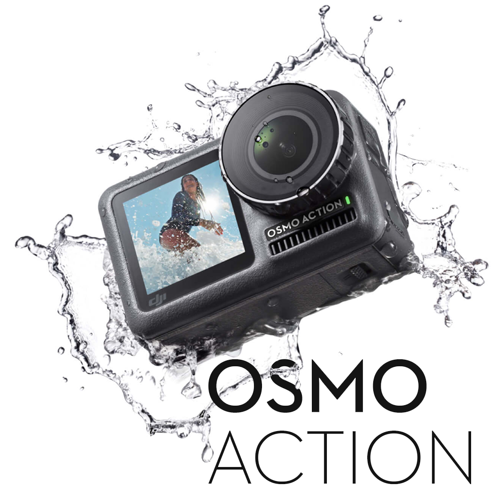 Osmo Action 4K/60FPS (จอแสดงผลสี 2 ด้าน)