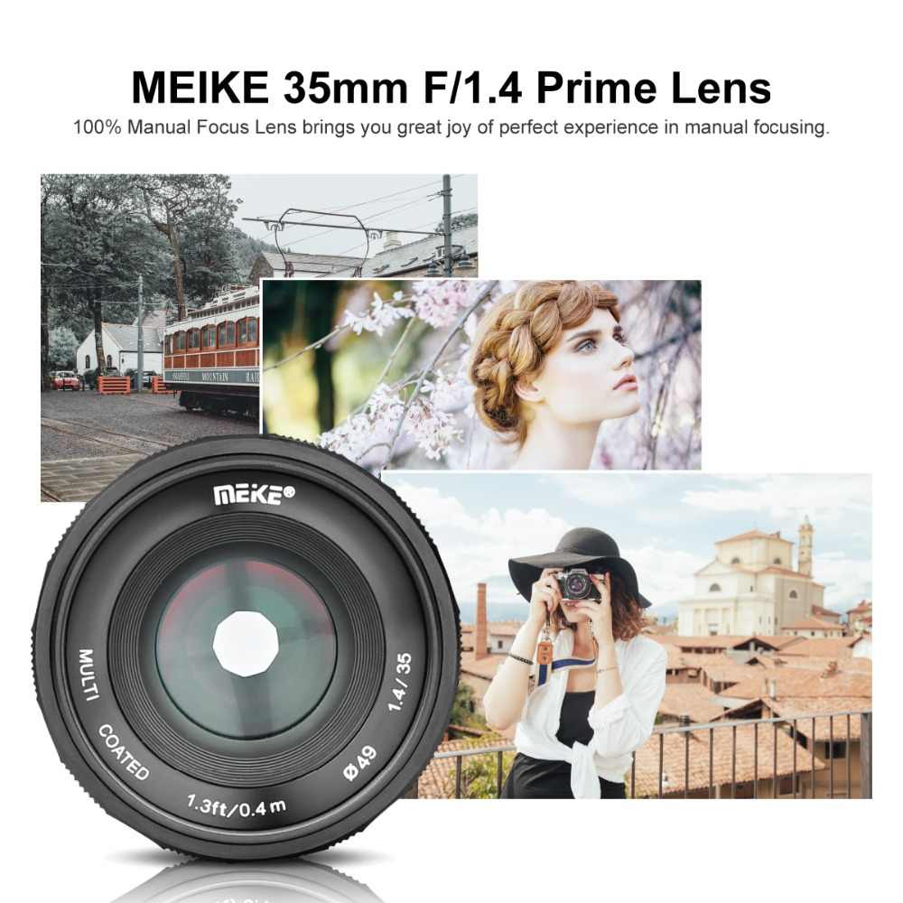 Lens MEIKE 35mm F1.4 fixed focus lens for Canon EF-M Mount
