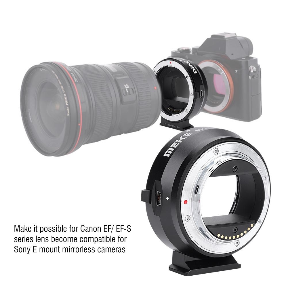 MEIKE MK-S-AF4 Mount Adapter For Sony E-Mount To Canon EF/EF-S อะแดปเตอร์เลนส์