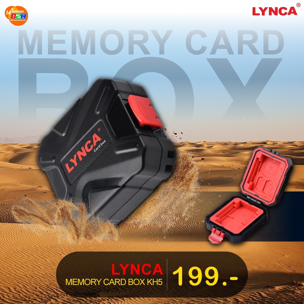 กล่องใส่การ์ด LYNCA KH5 MEMORY CARD BOX
