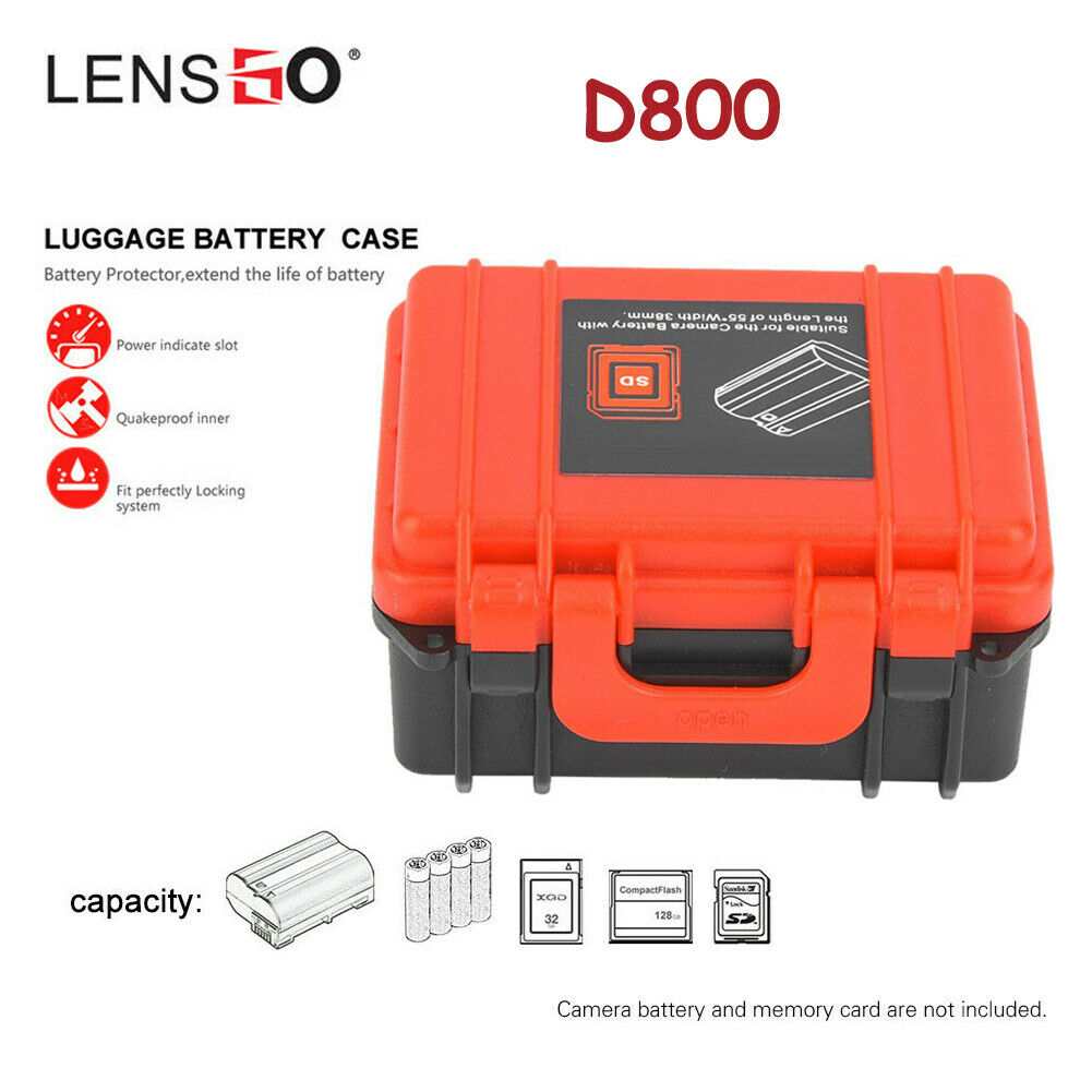 กล่องใส่การ์ด LENSGO D800 MINI BATTERY 2SD CASE