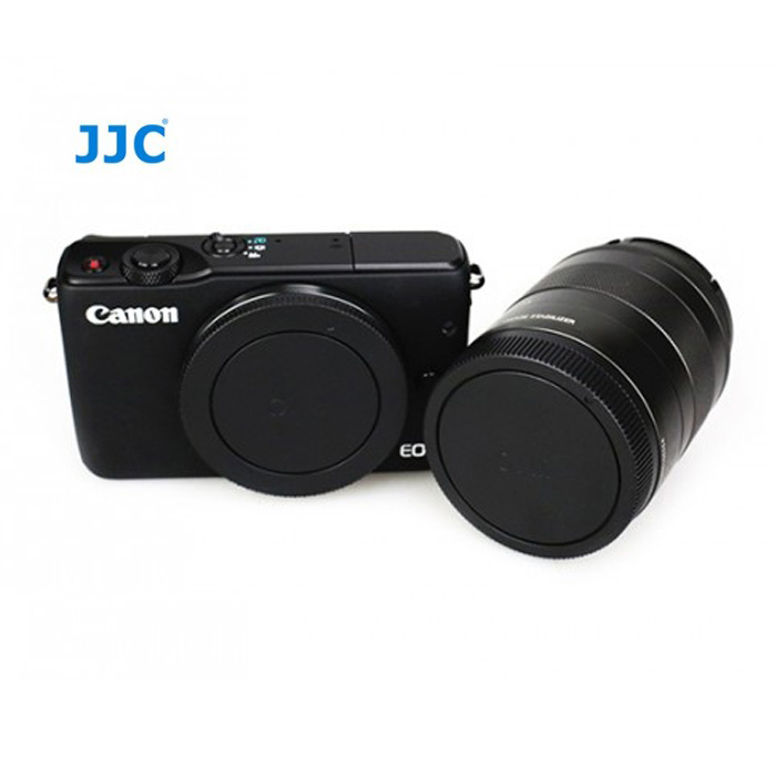 JJC L-R15 Rear Lens and Body Cap Cover for Canon EF-M