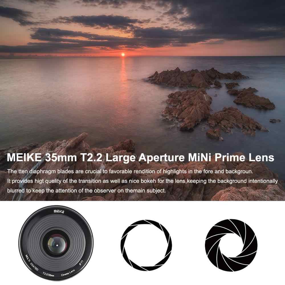 Lens MEIKE 35mm T2.2 Manual Focus Cinema Lens for Fujifilm X
