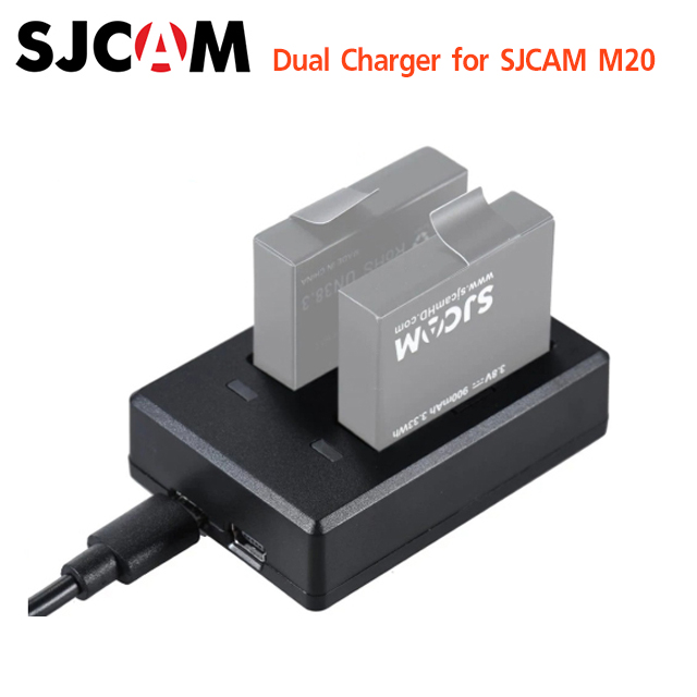 DUAL CHARGER FOR ACTION CAM SJcam M20