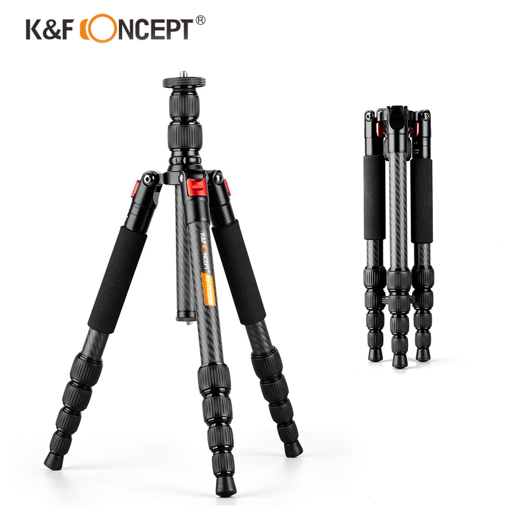 K&F Concept KF09.060 TC2235 Carbon Tripod ขาตั้งกล้อง