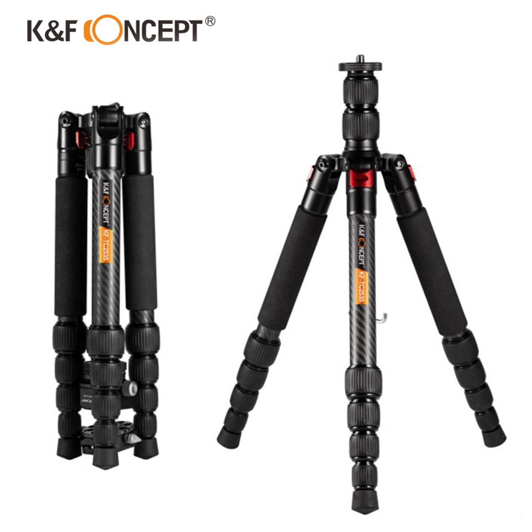 K&F Concept KF09.062 Tripod TC2834 Explorer Series Carbon Tripod ขาตั้งกล้อง