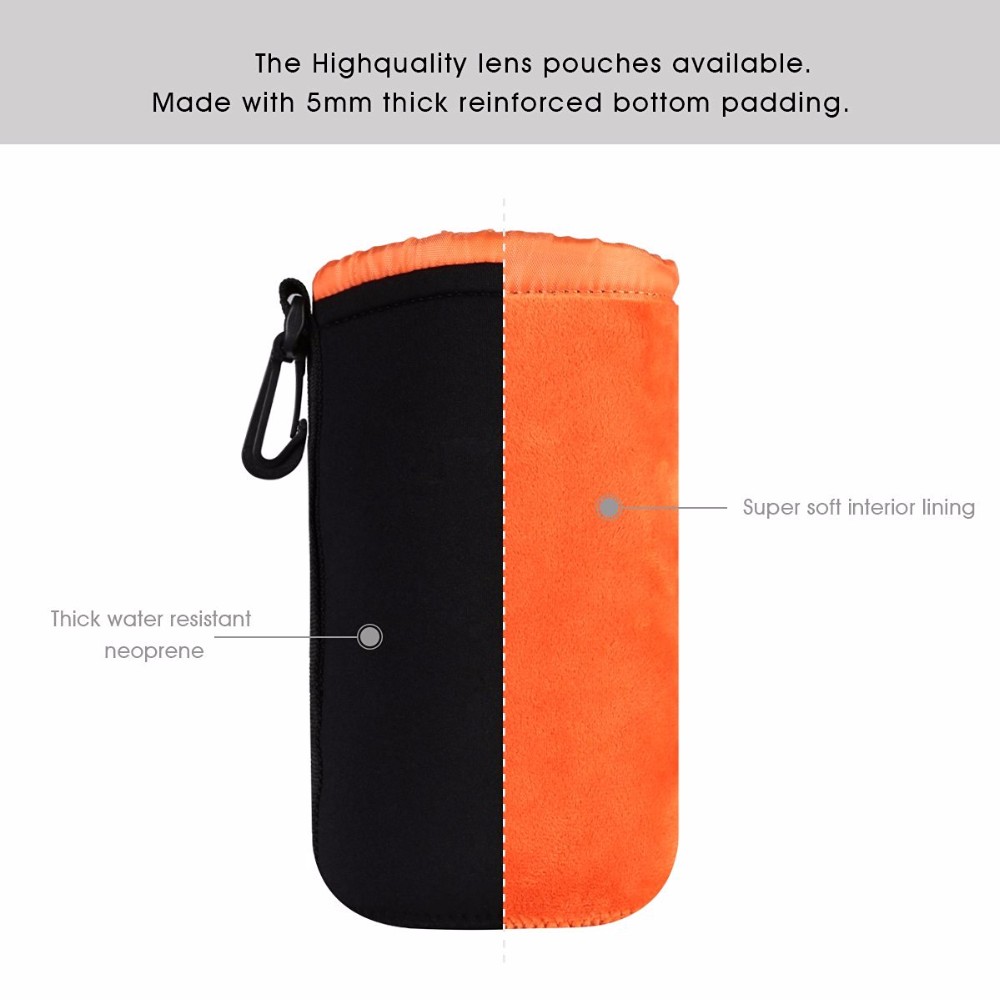 K&F Concept Lens Cases Soft Neoprene Pouch (XL)