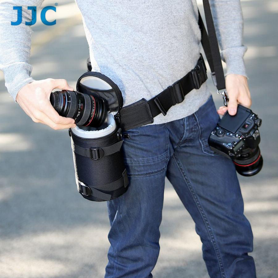 JJC DLP Deluxe Water-Resistant Lens Pouch DLP-3