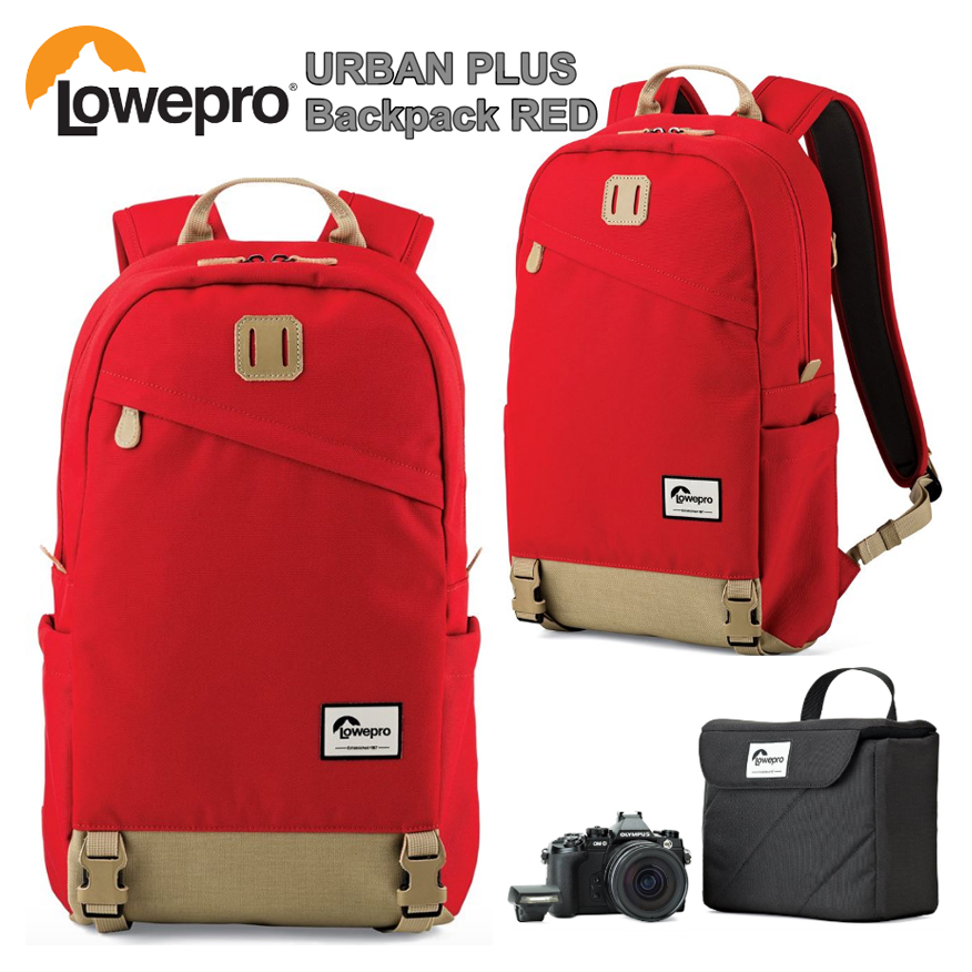 LowePro URBAN+ BACKPACK (RED/ROUGE)