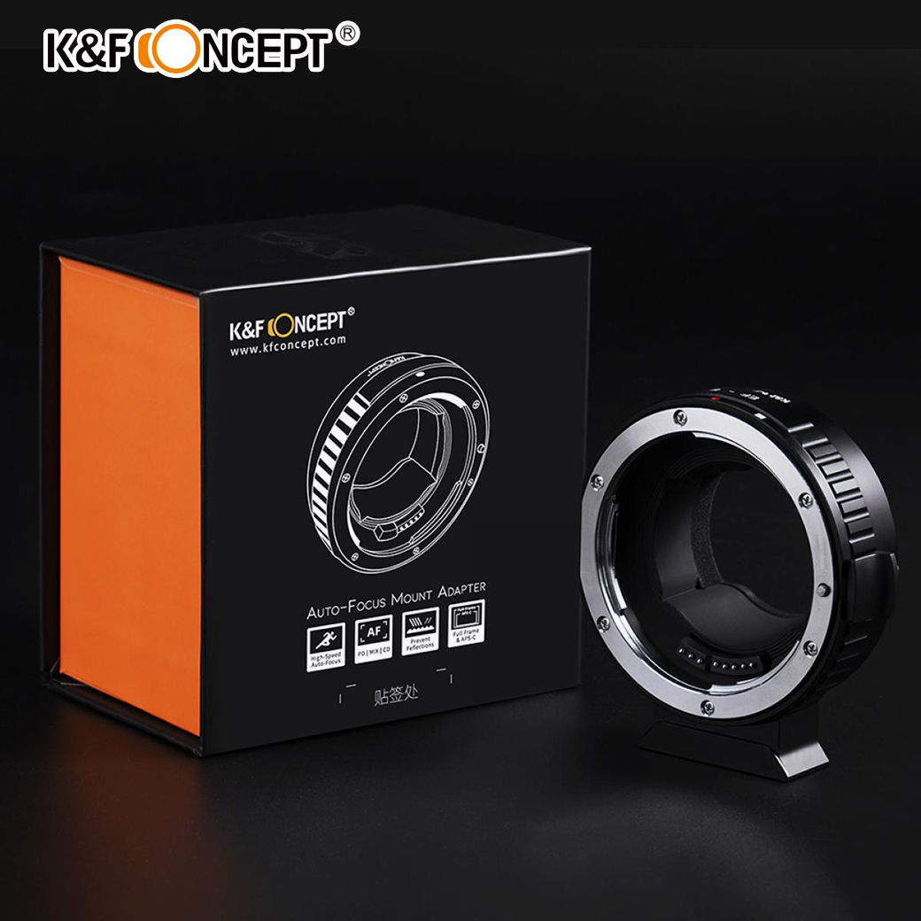 K&F LENS ADAPTER MOUNT EF - E (Canon EF-Sony E) Auto focus KF06.433