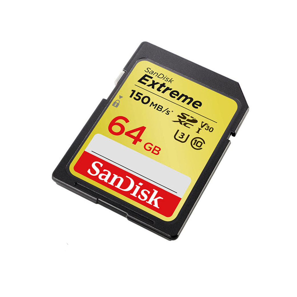 SANDISK EXTREME SDXC 64GB CLASS10 150MB