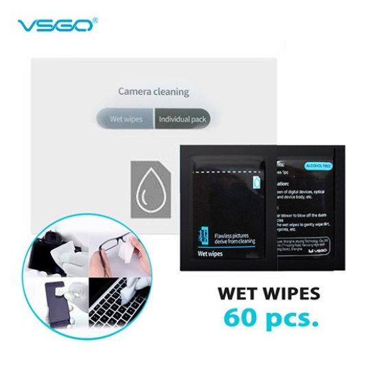 VSGO V-T01E Anti Bacteria Screen Cleaning Wipes ชุดทำความสะอาด