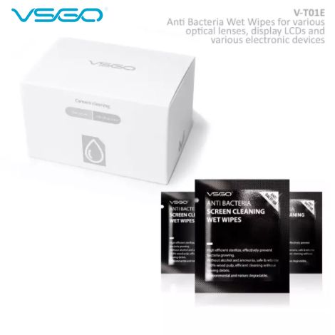VSGO V-T01E Anti Bacteria Screen Cleaning Wipes ชุดทำความสะอาด