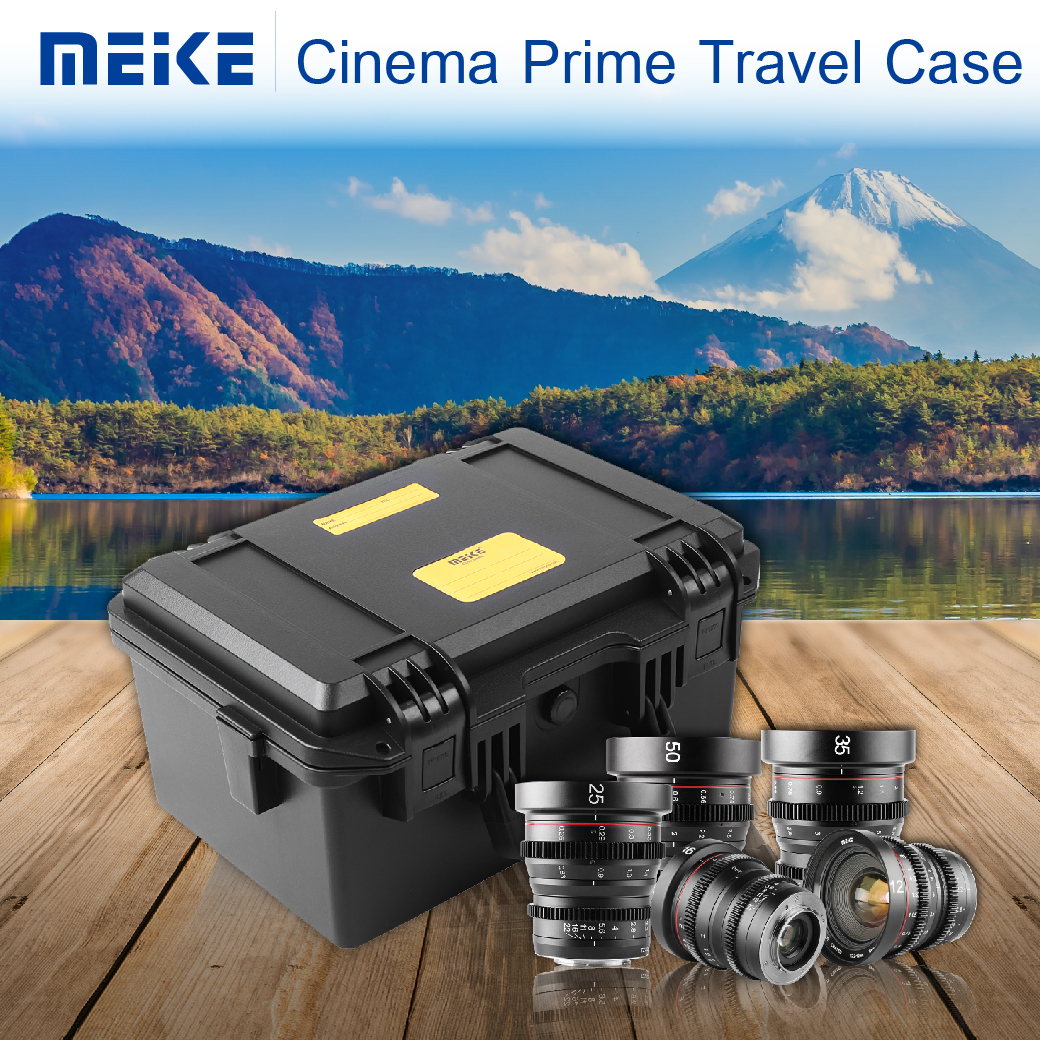 กล่องใส่เลนส์ MEIKE HARD Lens Case For T2.2 Cine Lens Kit