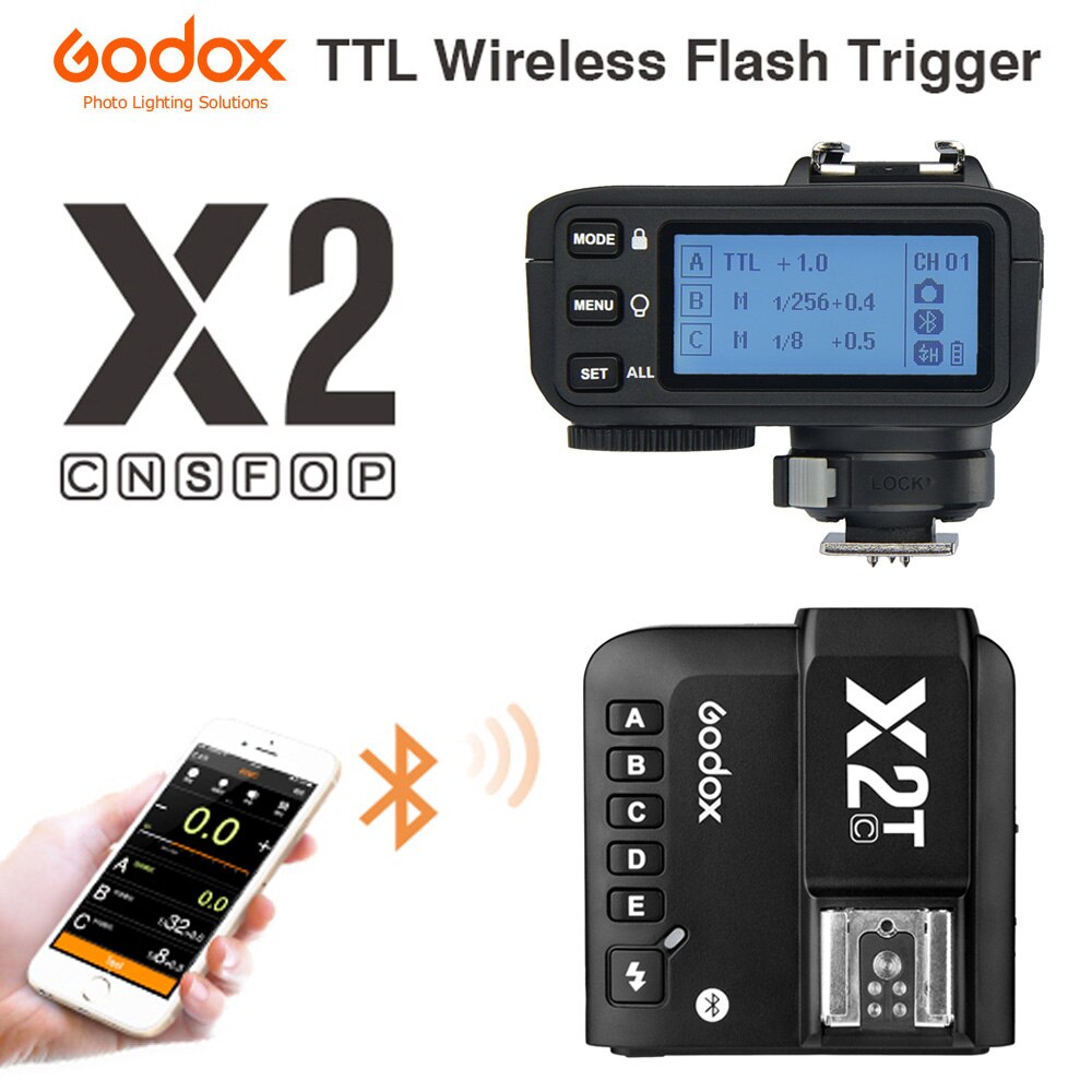Godox X2T-F TTL Wireless Flash X2 Trigger for Fuji