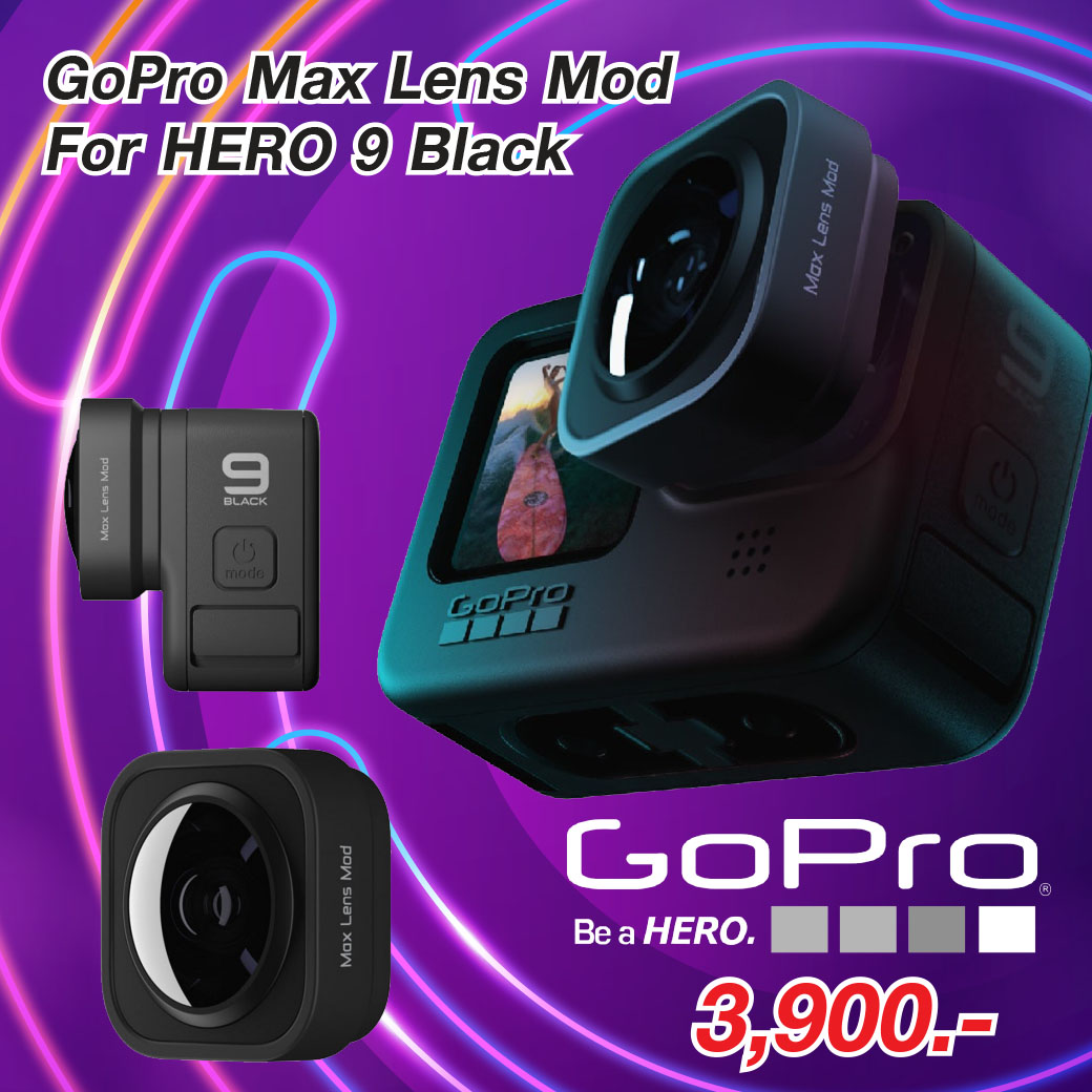 GoPro Max Lens Mod for HERO 9 Black ประกันศูนย์ 1 ปี