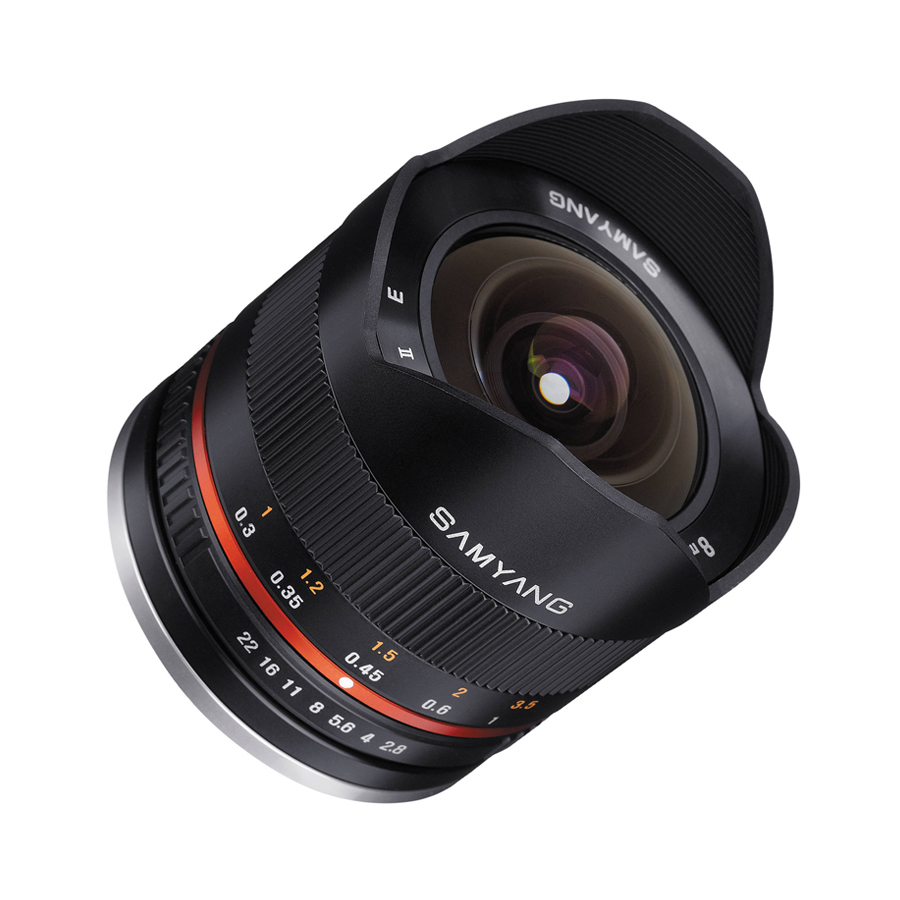 SAMYANG 8mm f/2.8 II Fisheye Lens for Fujifilm X Mount (Silver/Blcak)