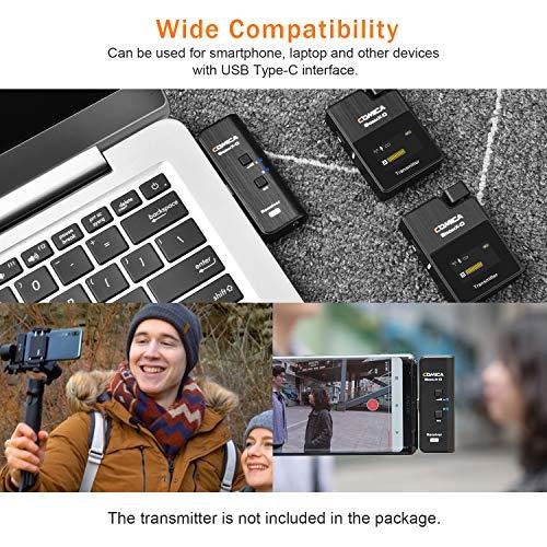 COMICA BoomX-D UC RX 2.4G Digital 1-Trigger-2 Wireless Microphone ไมโครโฟนไร้สายส่งสัญญาณและตัวรับ
