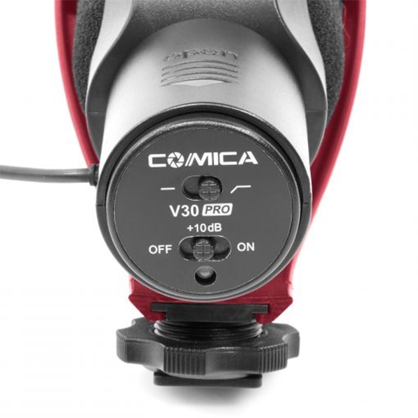 ไมโครโฟน COMICA SHOTGUN VIDEO MICROPHONE CVM-V30 PRO RED ไมโครโฟนวิดีโอสําหรับ