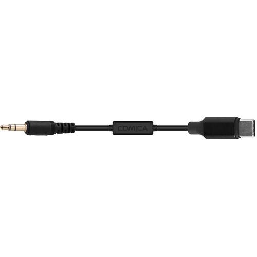 COMICA CVM-D-SPX (UC) 3.5mm TRS to USB-C Interface Audio Output Cable for Smartphone (สายยาว 45 cm)
