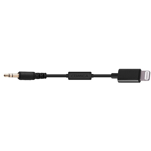 COMICA CVM-D-SPX (MI) 3.5mm TRS to Lightning Interface Audio Output Cable for IPhone, Smartphone (สายยาว 45 cm)