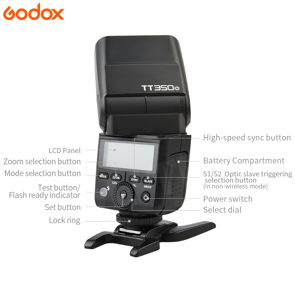 FLASH GODOX TT350 for Fujifilm 