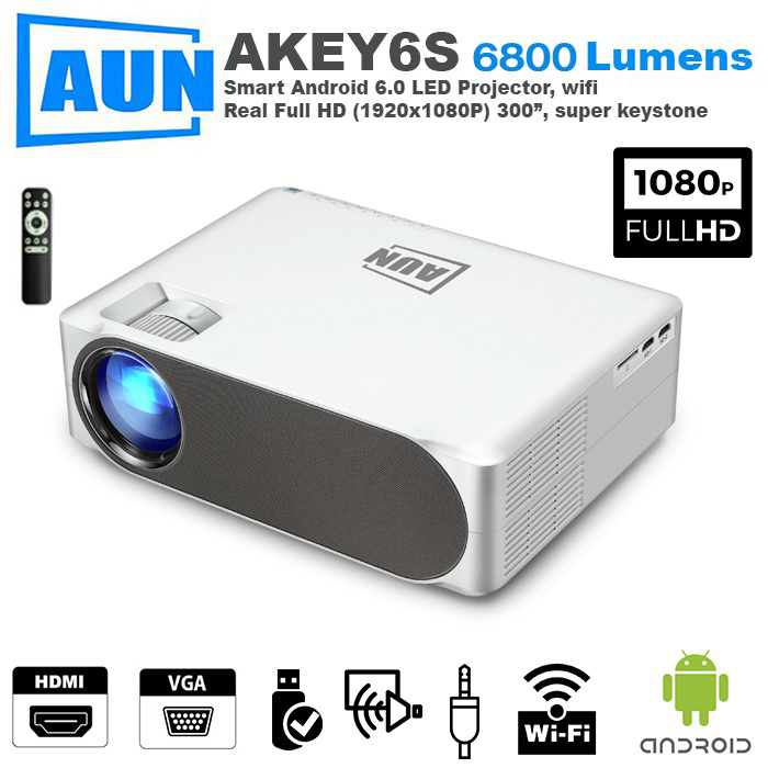 Proyector LED Vivibright D5000 Android - 600 Lumens 1920x1080 Full HD Wifi