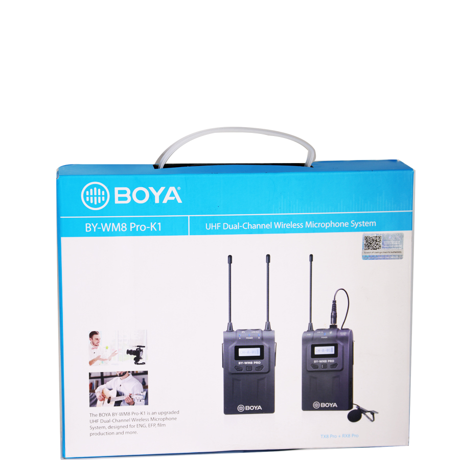 Boya BY-WM8 Pro-K1 Wireless Microphone Dual-Channel