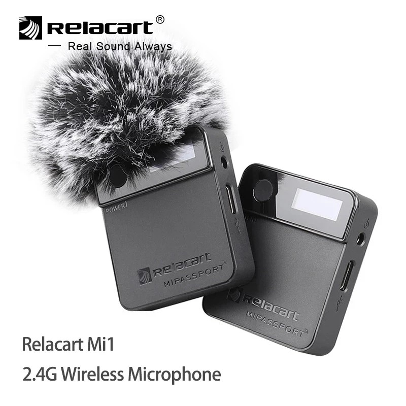 RELACART Mi 1 Mipassport 2.4G Wireless Microphone