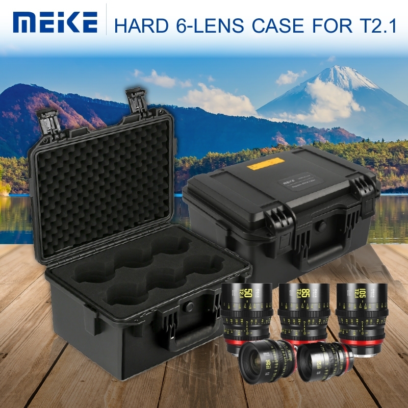 กล่องใส่เลนส์ MEIKE HARD Lens Case For T2.1 Cinema Full frame Lens
