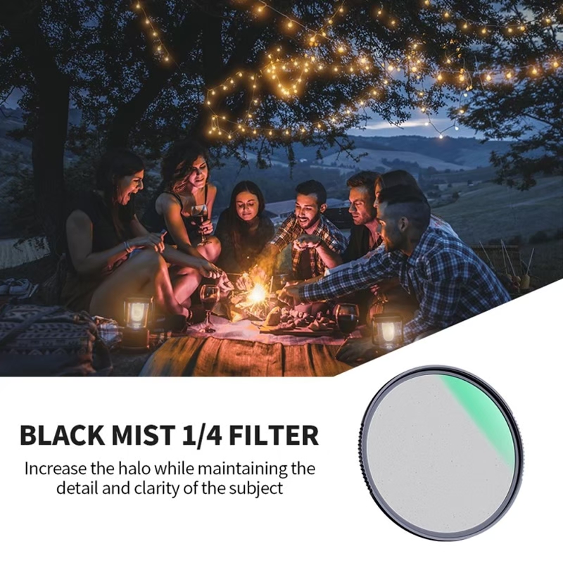 K&F Concept NANO-X Black Diffusion 1/4 Filter 77mm 