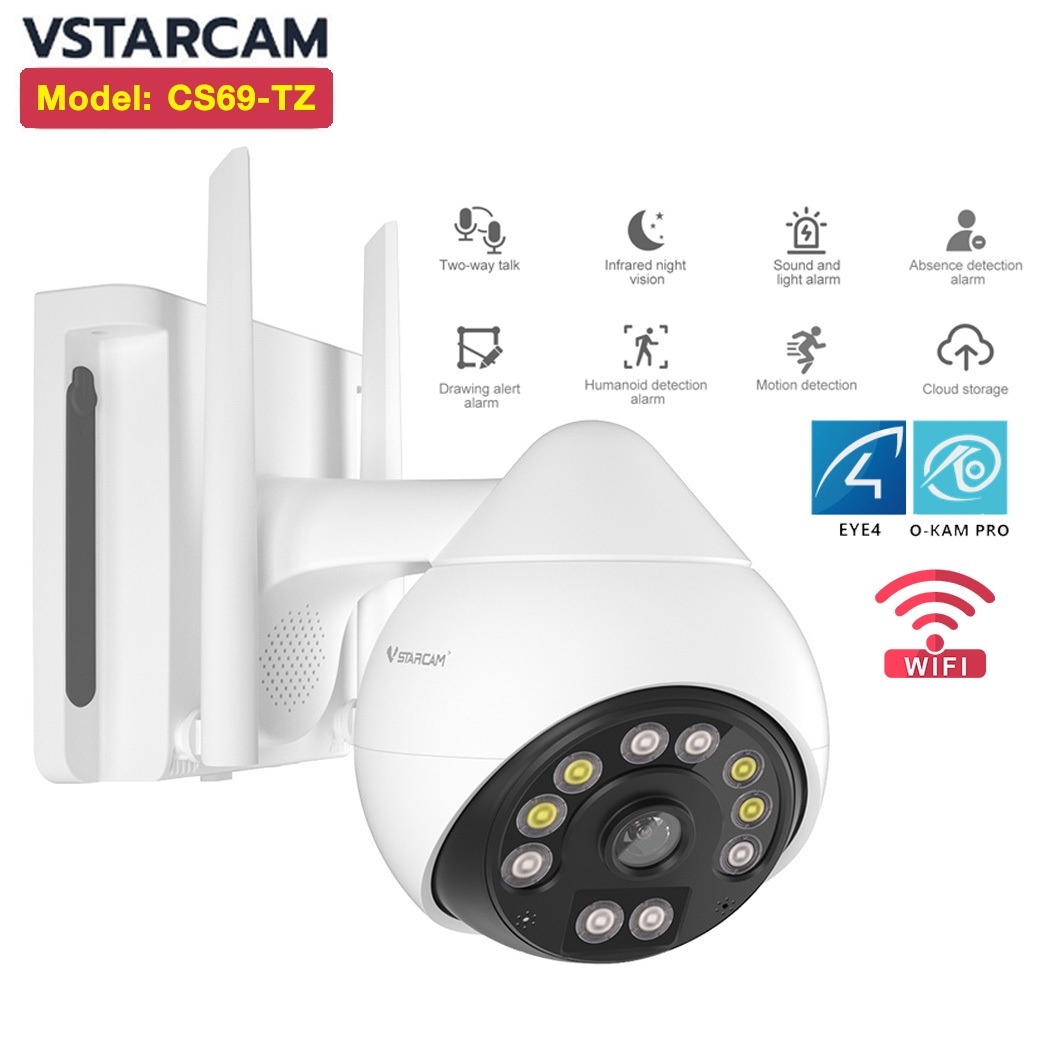 VSTARCAM CS69 SUPER HD 1296P 3.0MP H.264+ WiFi IP Camera