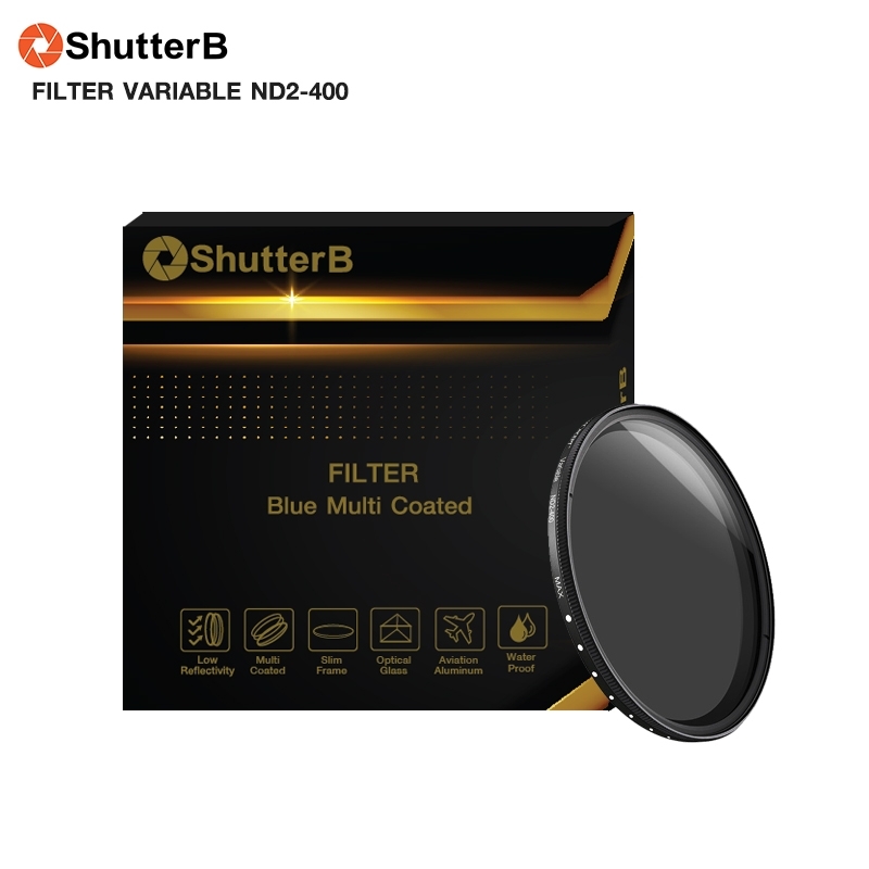 SHUTTER B FILTER MC ND2-400 82MM. BLUE COATING