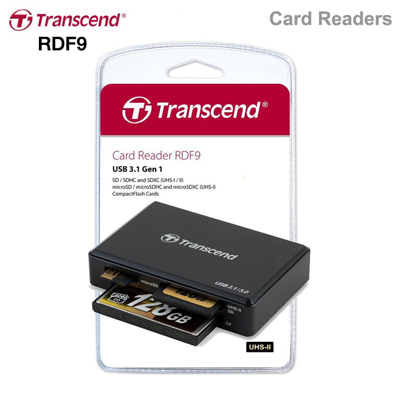 Transcend RDF9 USB 3.1 GEN 1 UHS-I/II Card Reader
