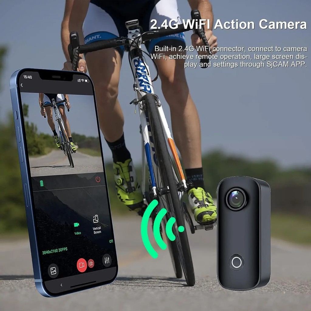 SJCAM C200 PRO ACTION CAMERA 4K WIFI BLACK