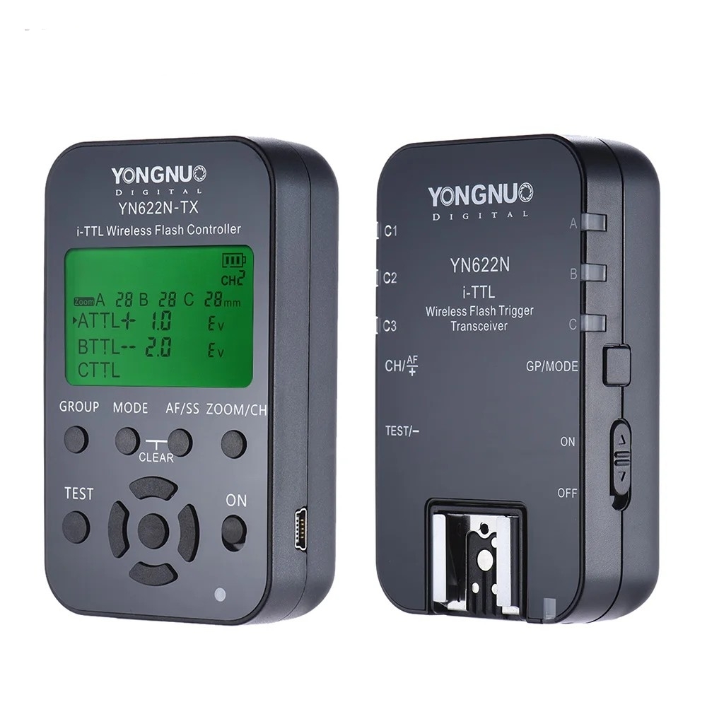 YONGNUO YN622N-KIT Wireless i-TTL Trigger with LED Screen for Nikon