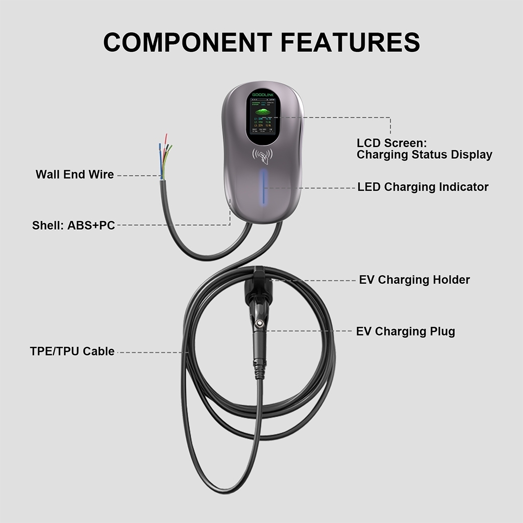 GOODLINK EV CHARGER S02 7KW/32A SINGLE PHASE