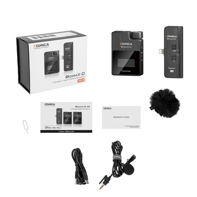 COMICA 2.4G DIGITAL WIRELESS MICROPHONE BOOMX-D MI1