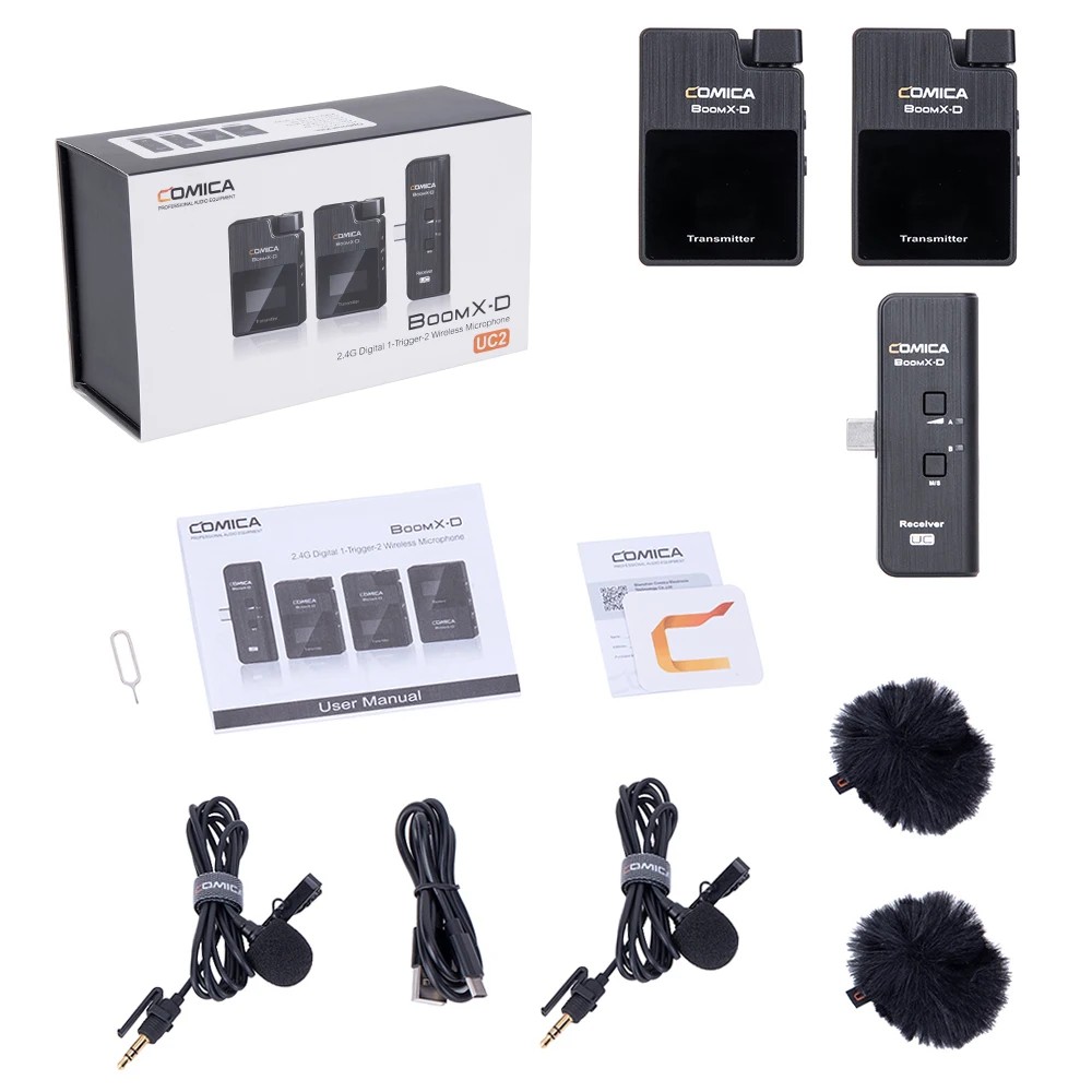 COMICA BOOMX-D UC2 2.4G DIGITAL WIRELESS MICROPHONE