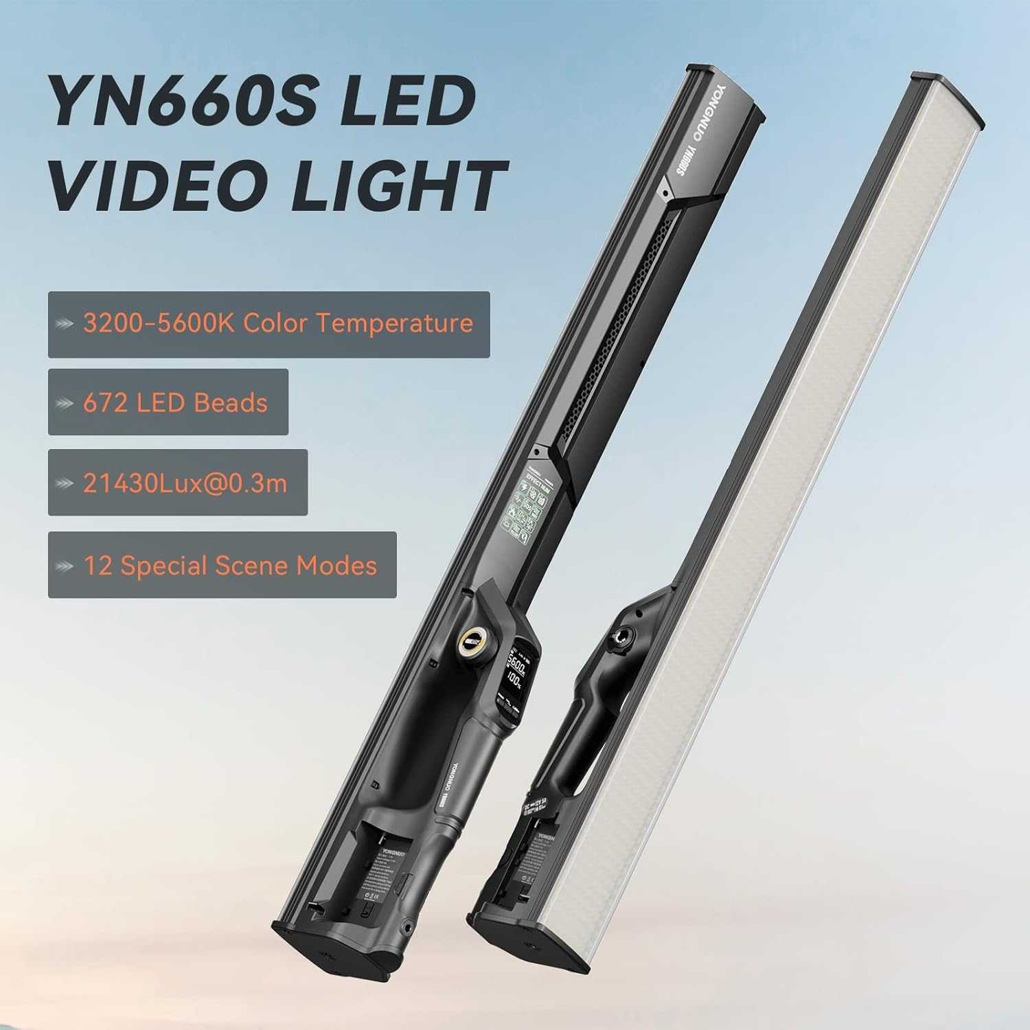 YONGNUO YN-660S BIO 60W PRO LED VIDEO LIGHT