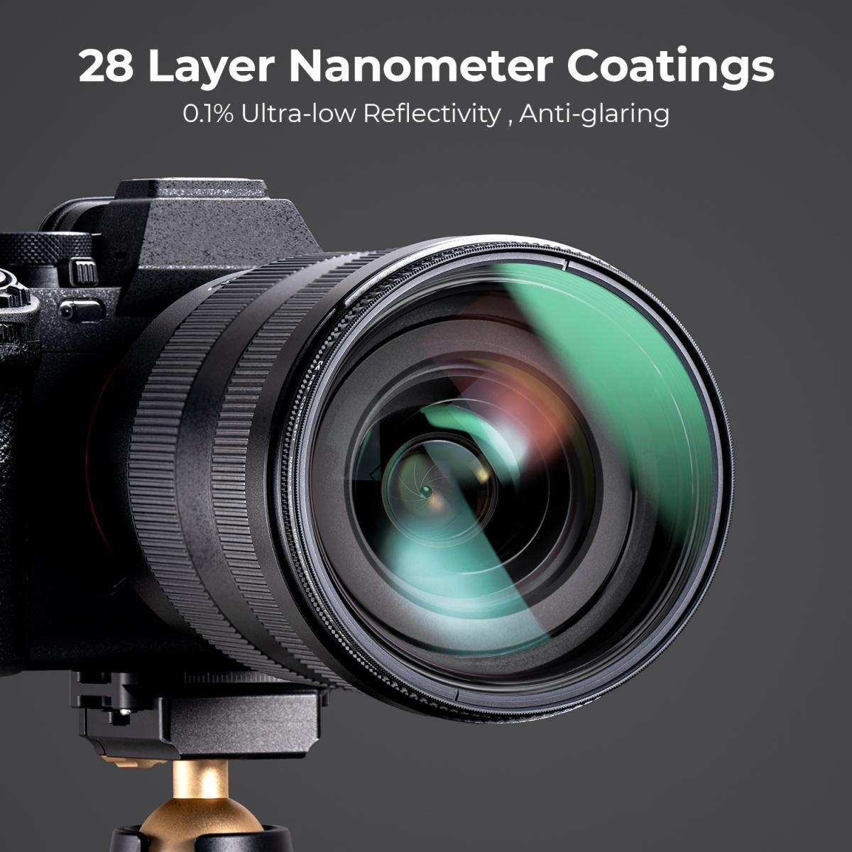 K&F Concept NANO-X Black Diffusion 1/8 Filter 52mm 